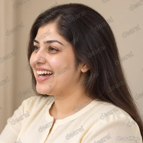 Revathi · Laughing, hair open, window · 2026-09-19