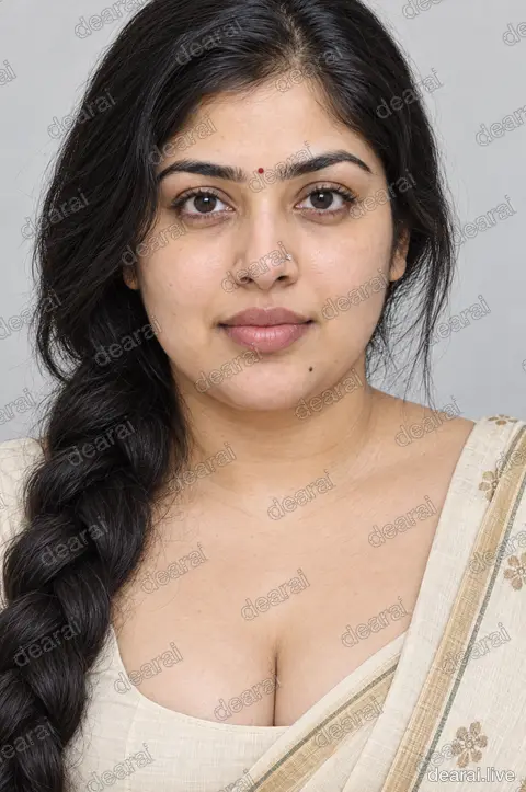 Revathi · Even light, cream blouse · 2026-09-17