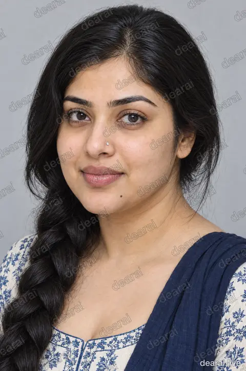 Revathi · Three-quarter turn, gentle smile · 2026-09-17