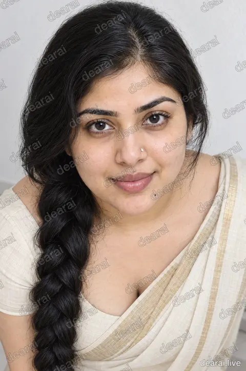 Revathi · Looking up, cream cotton · 2026-09-17
