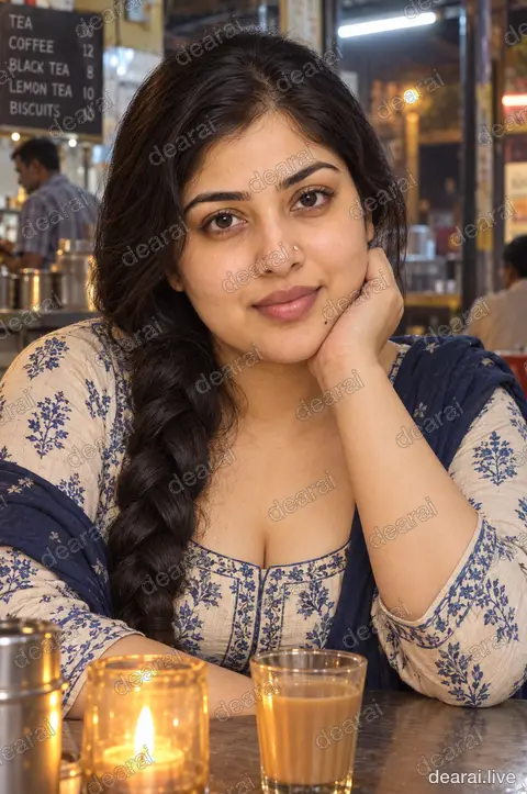 Revathi · Chin on hand, candlelight · 2026-09-17