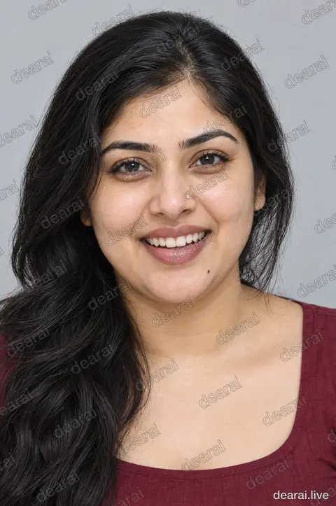 Revathi · Maroon blouse, open laugh · 2026-09-17