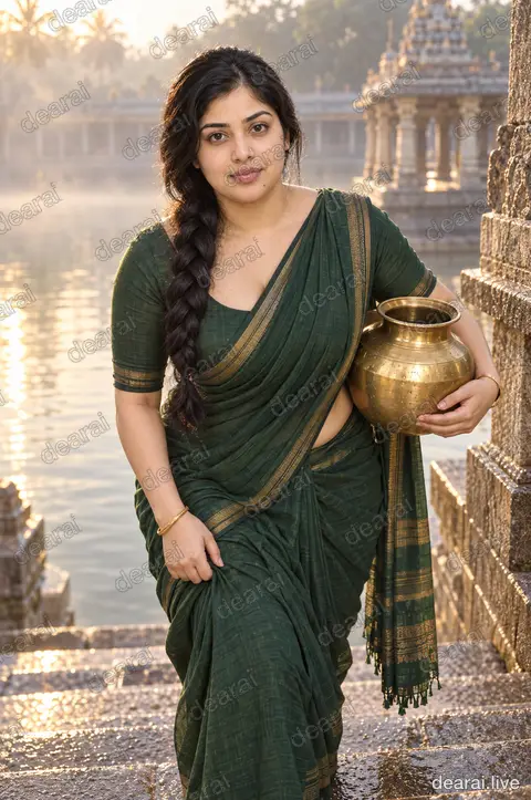 Revathi · Brass pot, pond steps · 2026-09-17