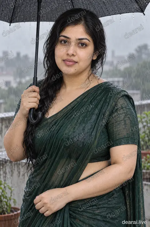 Revathi · Black umbrella, monsoon terrace · 2026-09-17