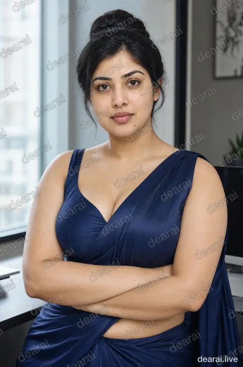 Revathi · Navy silk, serious · 2026-09-17