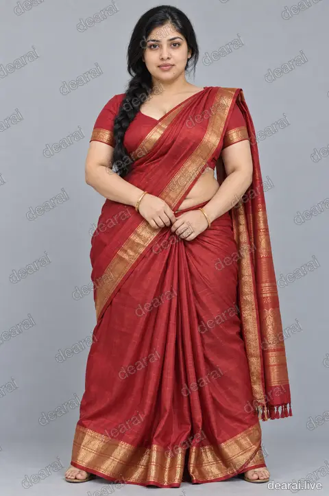 Revathi · Red silk, low angle · 2026-09-18